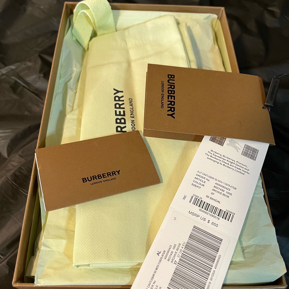 Burberry Castlebar women woven sandal - Picture 4 of 6